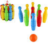 Teddies Kuželky plast 23cm 9ks v síťce 18m+