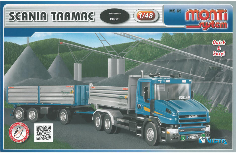 Stavebnice Seva Monti System MS 65 - Scania Tarmac 1:48