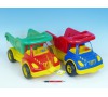 Auto sklápěč plast 50cm 3 barvy v síťce