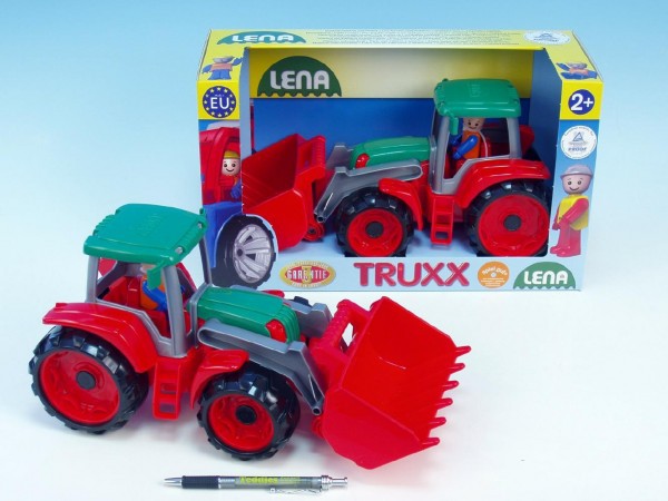 Auto Truxx traktor nakladač plast 32cm v krabici 24m+