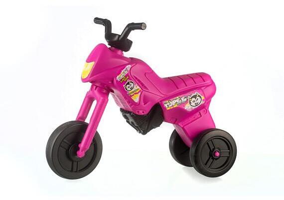 Odrážedlo Teddies Enduro Yupee růžové velké
