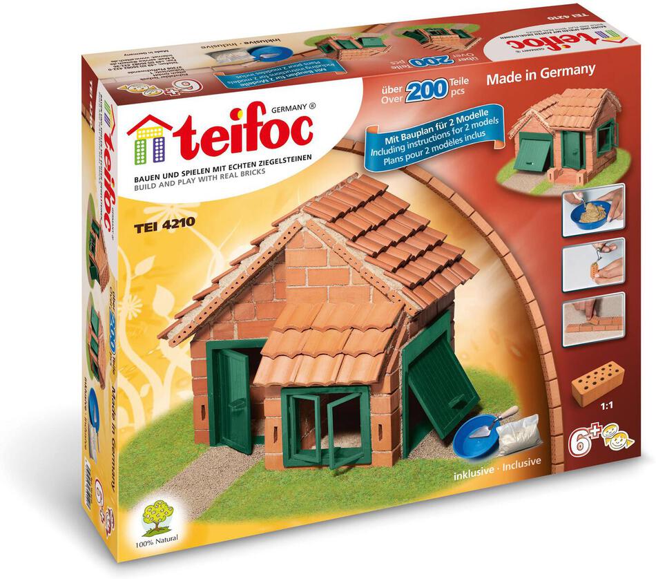 Stavebnice Směr Teifoc Domek Albert, 200 ks
