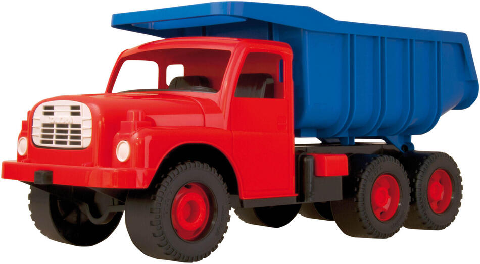Auto Tatra Dino 148 plast, červená kabina modrá korba