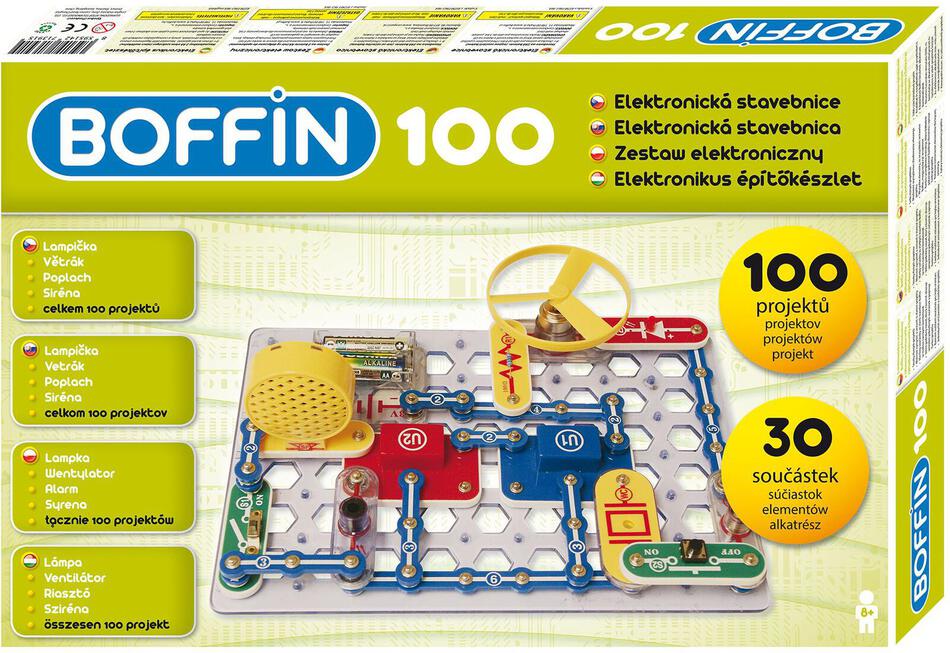 Elektronická stavebnice Boffin 100