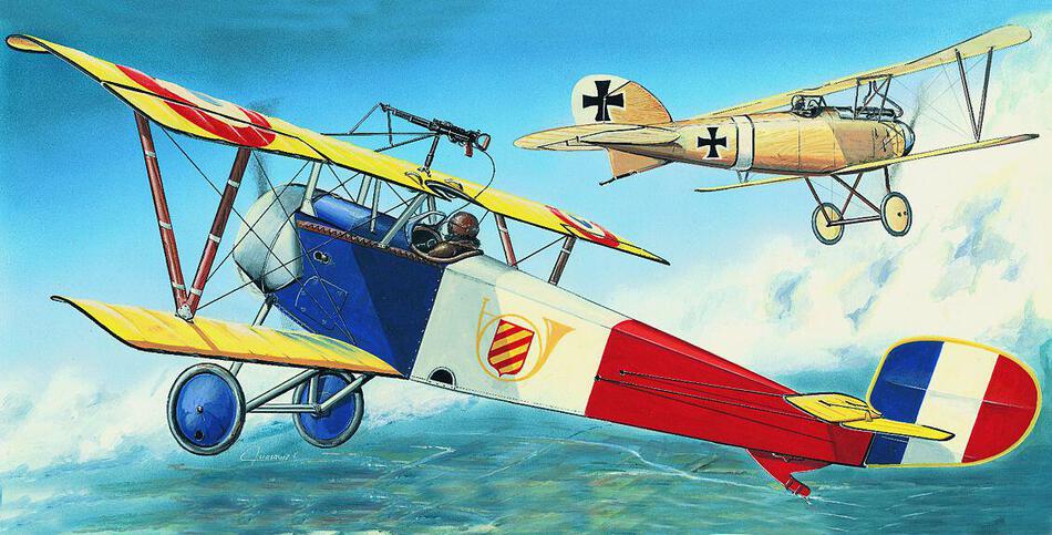 Model Směr Nieuport 11/16 Bebe 12,9 x 16,2 cm