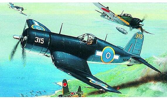 Model Směr F4U-1 Corsair 14,1 x 17,3 cm