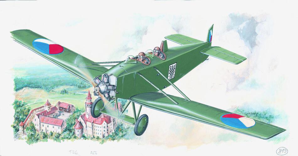 Model Směr Avia BH 11 13,2 x 19,4 cm