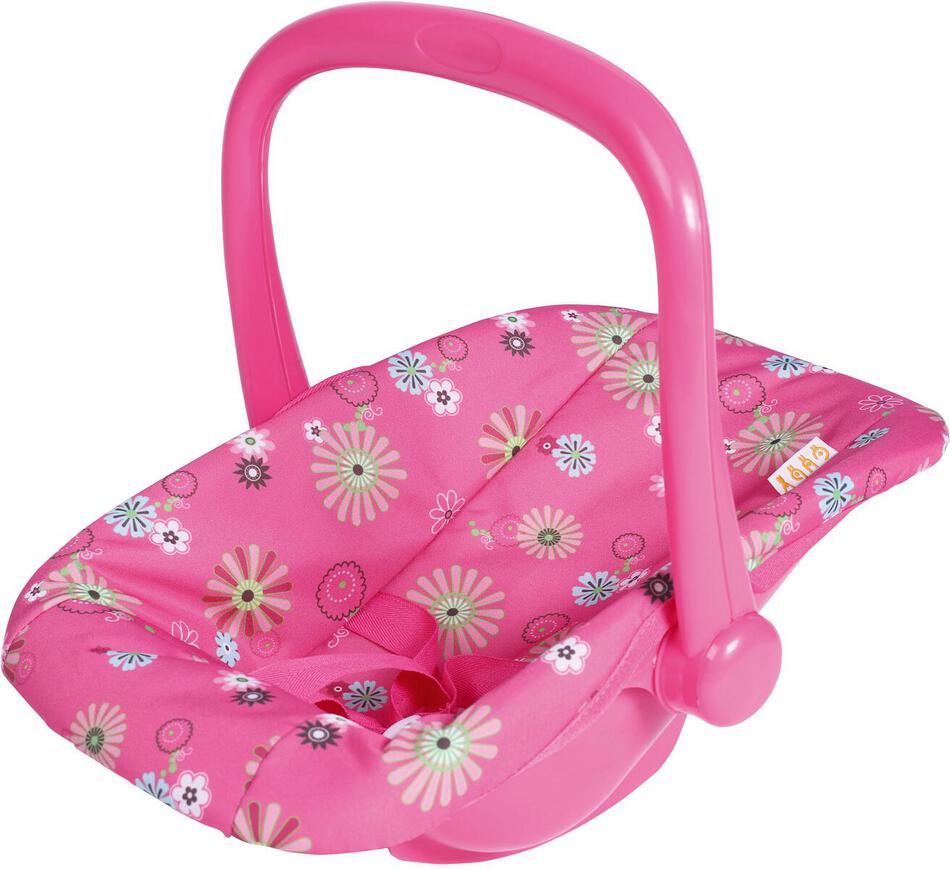 Nosítko autosedačka Teddies s látkovým potahem pro miminko/panenky