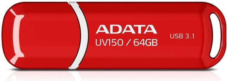 Flash USB ADATA UV150 64GB USB 3.2 - červený