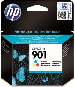 Inkoustová náplň HP 901, 360 stran - CMY