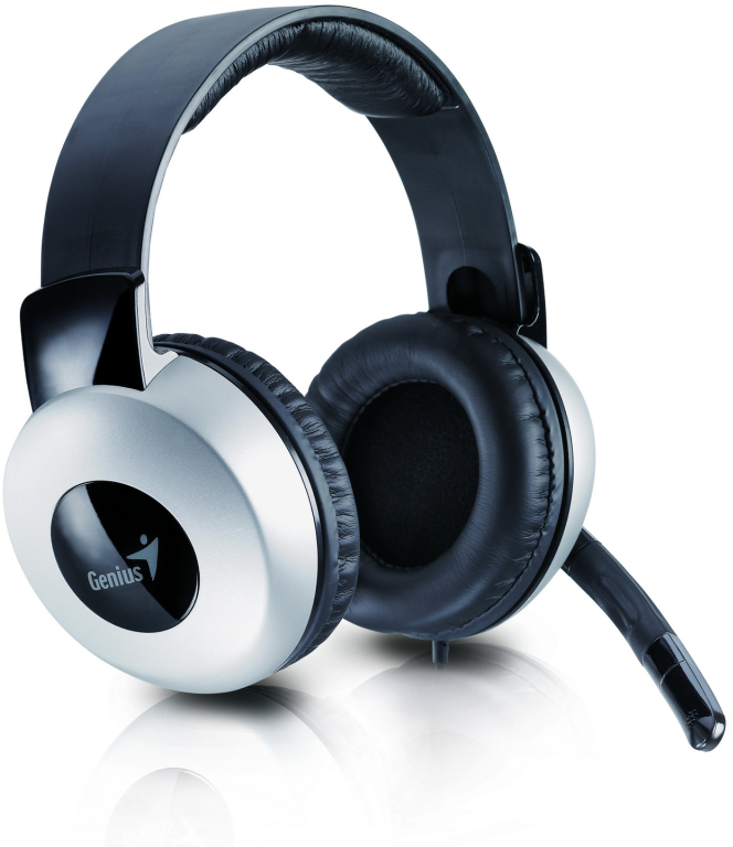 Headset Genius HS-05A - černý/stříbrný