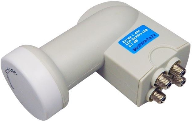 LNB konvertor Zircon L404 QUATTRO ECO