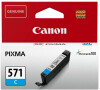 Inkoustová náplň Canon CLI-571C - azurový
