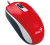 Myš Genius DX-110 / optická / 3 tlačítka / 1000dpi - červená