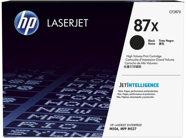 Toner HP 87X, 18 000 stran - černý