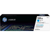 Toner HP 201A, 1 400 stran - azurový