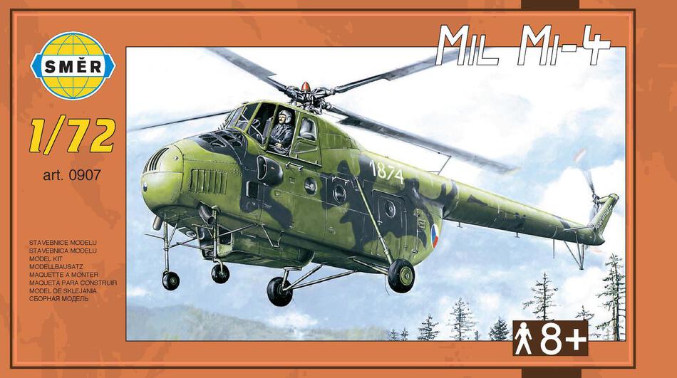 Model Směr Vrtulník Mil Mi-4