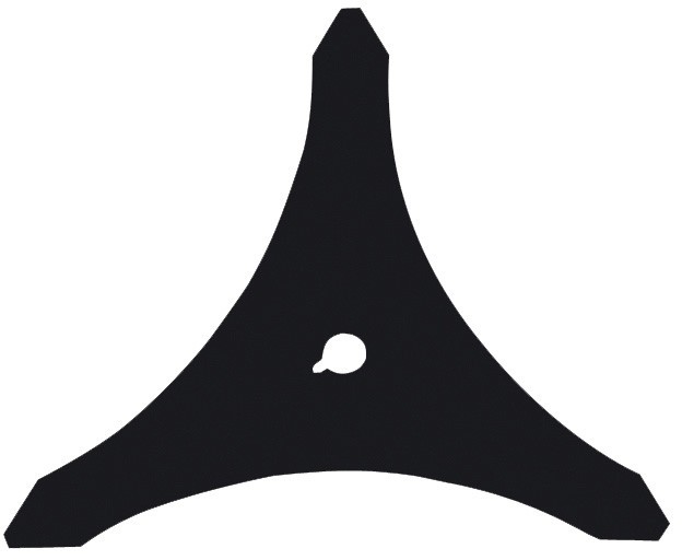 Zahradní technika Active Nůž 3 zuby 255x25,4x3,0mm