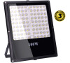 Solight LED venkovní reflektor, 100W, 8500lm, AC 230V, černá