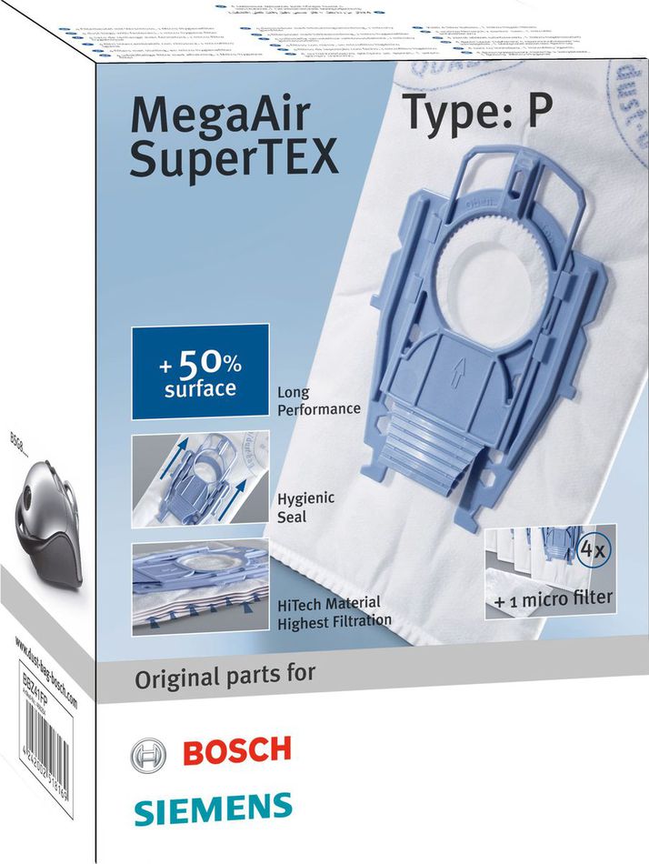 Sáčky do vysavače Bosch BBZ41 FP (4ks+1mikroSáčky do vysavače) pro BSG82020