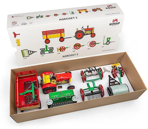 Agroset 2 kov 1:25 Kovap v krabici 48x21x11cm