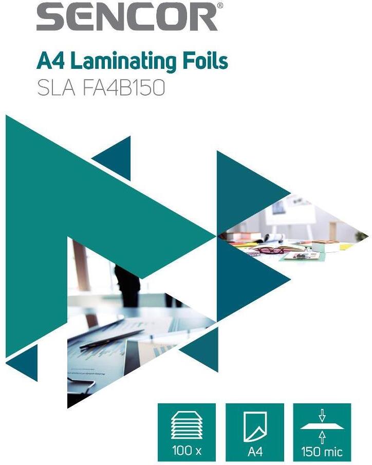 Laminovací folie A4 SENCOR SLA FA4B150 (100 ks)