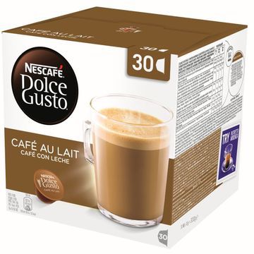Kávové kapsle Nestle NESCAFÉ Cafe AuLait 30 ks k Dolce Gusto