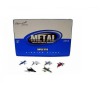 Letadlo 7cm kov/plast  6druhů 24ks v dbx