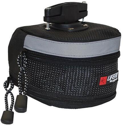 Brašna na kolo Lifefit pod sedlo Double - černá