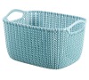 KNIT košík 8L / modrý Curver