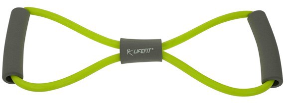 Posilovač Lifefit Expander Eigh gumový - zelená