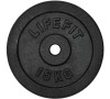 Kotouč Lifefit kovový 15kg pro 30mm tyč - černá