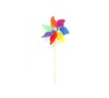 Větrník průměr 17cm dřevo/plast barevný 38cm