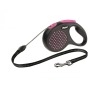 Vodítko Flexi Design M Lanko 5m/20kg - růžová