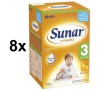 Kojenecké mléko Sunar Complex 3 banán, 600g x 8ks