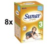 Kojenecké mléko Sunar Complex 3 vanilka, 600g x 8ks