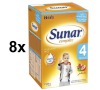 Kojenecké mléko Sunar Complex 4 jahoda, 600g x 8ks