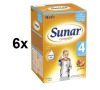 Kojenecké mléko Sunar Complex 4 jahoda, 600g x 6ks