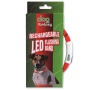 Obojek Dog Fantasy LED světelný 45cm - červená
