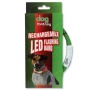 Obojek Dog Fantasy LED světelný 45cm - zelená