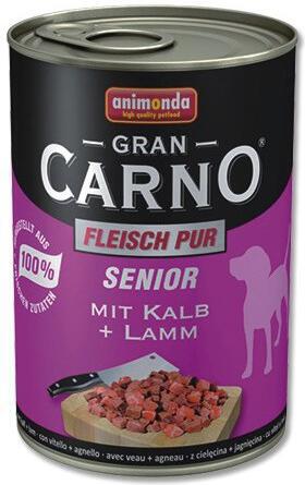 Konzerva Animonda Senior Gran Carno telecí + jehně 400g