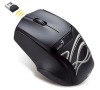 Myš GENIUS Wireless DX-7000X, USB, tattoo, černá