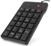 Klávesnice C-TECH KBN-01, numerická, 23 kláves, USB slim black