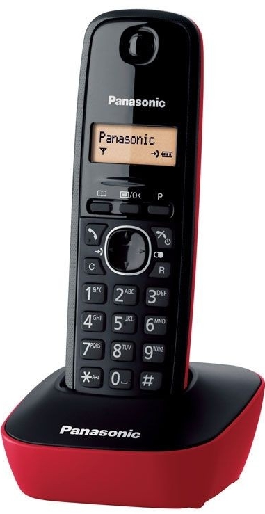 Bezdrátový stolní telefon Panasonic KX TG1611FXR DECT