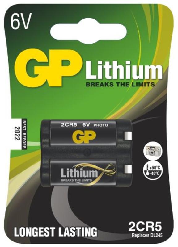 Lithiová baterie GP 2CR5, 1 ks (B1505)