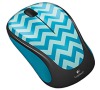 Myš Logitech Wireless Mouse M238 Teal Chevron / optická / 3 tlačítka / 1000dpi