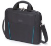 Brašna na notebook DICOTA Slim Case BASE 14-15.6" - černá/modrá