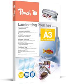 Laminovací fólie Peach A3 (303x426mm), 125mic, 25 ks