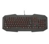 Klávesnice Trust GXT 830 LED, CZ/SK - černá