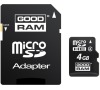MicroSDHC 4GB CL4 + adapter GOODRAM